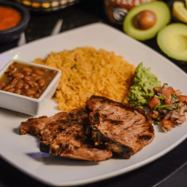 Pork Chop Plate.
