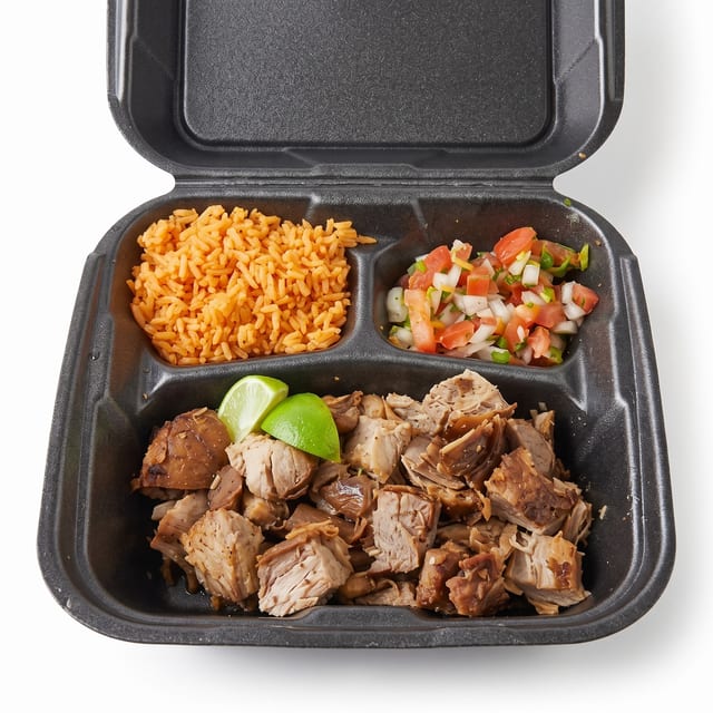 Carnitas Plate.