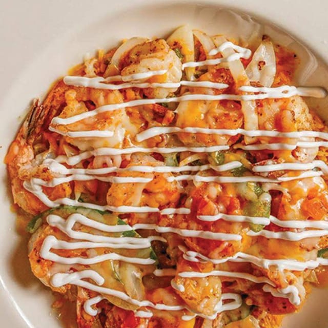 Shrimp a la Mexicana.