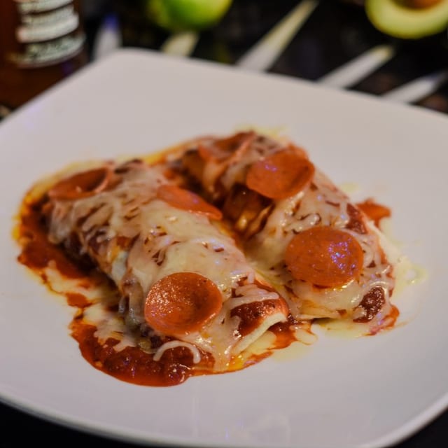Kids Pizza Enchiladas.