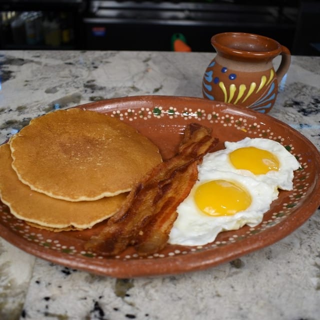 American Breakfast Plate.