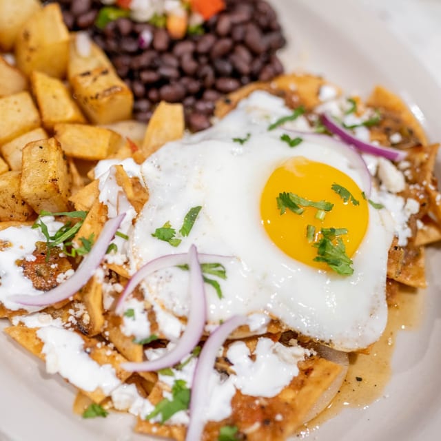 Chilaquiles Plate.